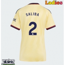 Arsenal William Saliba #2 Replica Third Shirt Ladies 2026-27 Short Sleeve